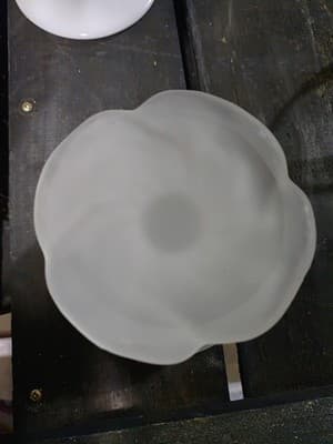 1979 Avon Flowerfrost Collection Sherbert Glass holder - Flowerfrost Strawberry - Thumbnail 4