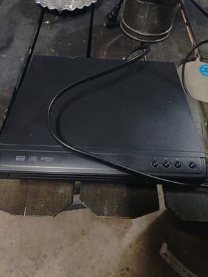 Memorex MVD2016BLK Progressive Scan DVD Player Black (No Remote) Tested & Works - Image 1