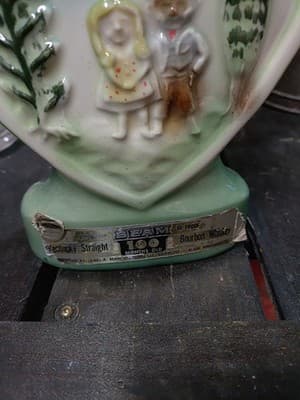 Vtg 1971-'72 Jim Beam Germany Land of Hansel & Gretel Liquor Bottle/Decanter - Thumbnail 2