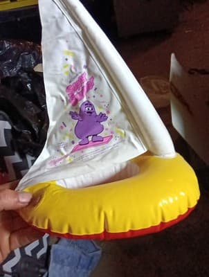 McDonald’s Vintage Super Summer Blow Up Boat Toy - Image 1