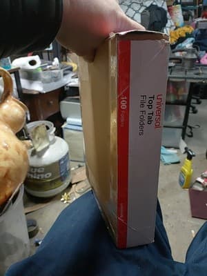 Universal Top Tab File Folders Letter Size/ Purple /1/3-cut Tab - Thumbnail 3