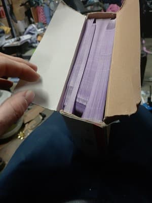 Universal Top Tab File Folders Letter Size/ Purple /1/3-cut Tab - Thumbnail 4