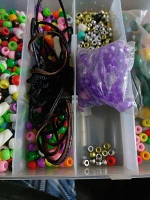 mixed beads lot jewelry making mix variety bead supplies Various Sizes - Thumbnail 5
