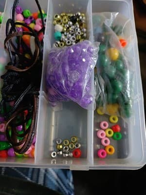 mixed beads lot jewelry making mix variety bead supplies Various Sizes - Thumbnail 6