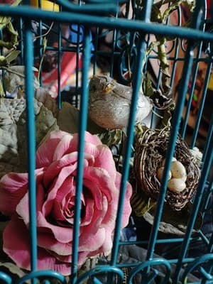 Vintage Small Decorative Bird Cage. Cage Only - Thumbnail 2
