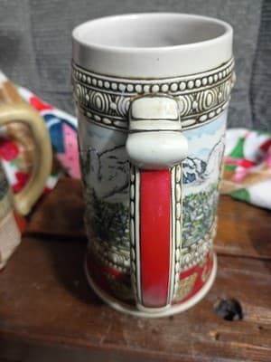Vintage 1988 Coors Holiday Beer Stein - 1st in Series - 1873 Brewery Site -... - Thumbnail 4