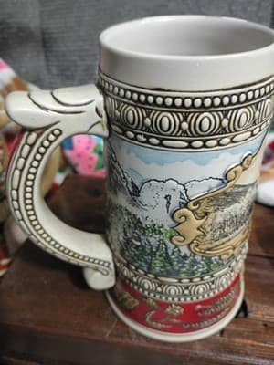 Vintage 1988 Coors Holiday Beer Stein - 1st in Series - 1873 Brewery Site -... - Thumbnail 5