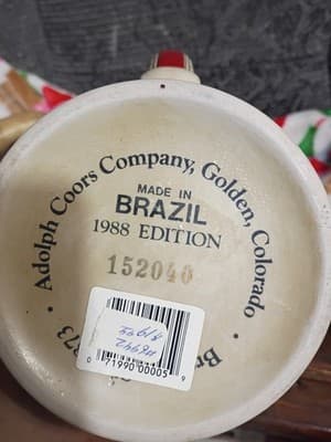 Vintage 1988 Coors Holiday Beer Stein - 1st in Series - 1873 Brewery Site -... - Thumbnail 8