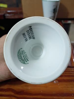 6-Piece Set PILLIVUYT France "Metiers du Vieux Paris" Porcelain Cups / Goblets - Thumbnail 9