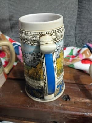 Vintage 1989 Coors Holiday Beer Stein - 2nd in Series - 1910 Delivery Van -... - Thumbnail 4
