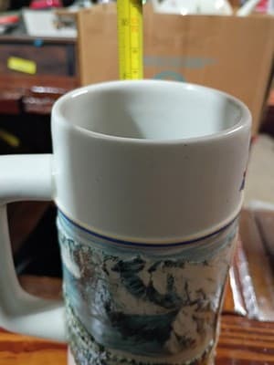 Title: Vintage 1991 Coors Beer Stein The Rocky Mountain Legend Series Made in... - Thumbnail 7