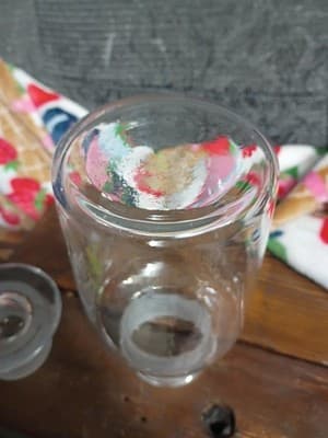 Vintage Clear Glass Apothecary Bottle - Ground Glass Stopper - Thumbnail 5