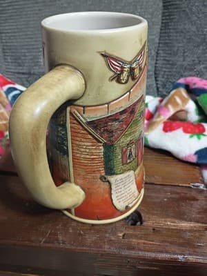 1991 Miller Brewing Birth of a Nation Stein - First in Series - Paul Revere 1775 - Thumbnail 4