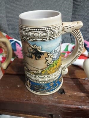 Vintage 1989 Coors Holiday Beer Stein - 2nd in Series - 1910 Delivery Van -... - Thumbnail 2