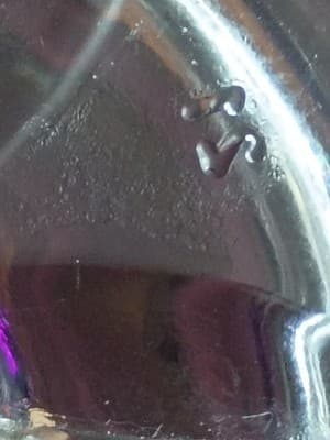 Vintage Cristal d'Arques France Frosted Pink Rose Glass Vase Rosaline Pattern - Thumbnail 8