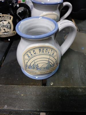 Vintage Daneen Pottery Mug /B.I.C REALTY /Cook, Minnesota - Image 1