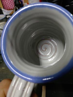 Vintage Daneen Pottery Mug /B.I.C REALTY /Cook, Minnesota - Thumbnail 5