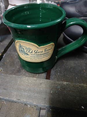 Vintage Daneen Pottery Mug /Old Shore Beach Bed And Breakfast /Grand Marais, MN - Image 1