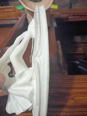 Vintage Italian Alabastrite Ballerina Figurine Made in Italy Seated Dancer Matte - Thumbnail 5