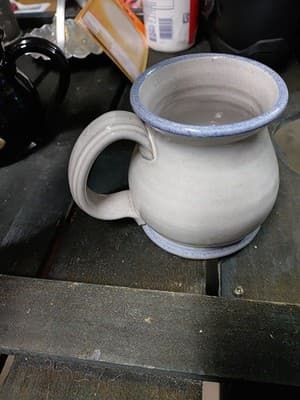 Vintage Stoneware Pottery Mug /LSS - Thumbnail 3