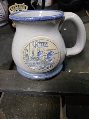 Vintage Stoneware Pottery Mug /KELLY Promotions - Image 1
