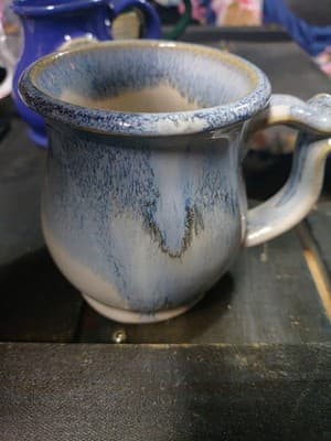 Vintage Banner Oak Pottery Mug /New London /City On The Pond /2001 - Thumbnail 3