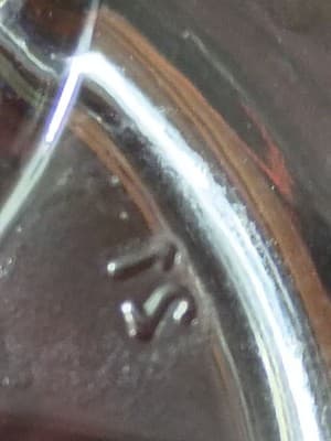 Vintage Cristal d'Arques France Frosted Pink Rose Glass Vase Rosaline Pattern - Thumbnail 9