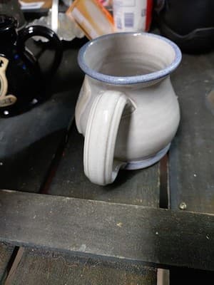 Vintage Stoneware Pottery Mug /LSS - Thumbnail 4