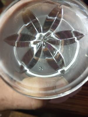 Vintage Cristal d'Arques France Frosted Pink Rose Glass Vase Rosaline Pattern - Thumbnail 7