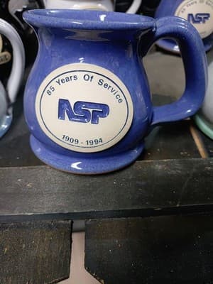 Blue & White Mug Gift From NSP Stockholder Meeting 1994 - Image 1