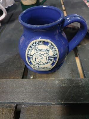Vintage Daneen Pottery Mug / Alexander Ramsey /Ramsy Rams - Image 1