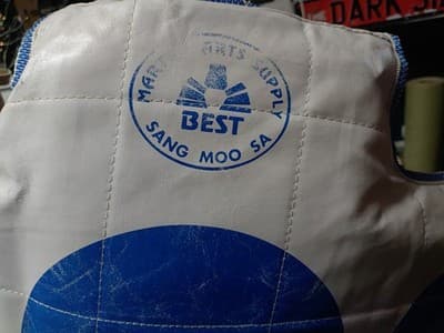 Clip Traditional Martial Arts Reversible Chest Guard Body Protector Taekwondo XL - Thumbnail 2