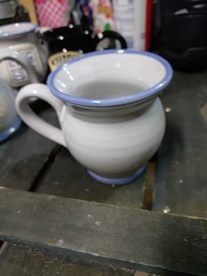 Vintage Daneen Pottery Mug /Three Hills Inn /1913 /Warm Springs, Virginia - Thumbnail 3