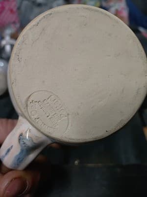 Vintage Banner Oak Pottery Mug /New London /City On The Pond /2001 - Thumbnail 6