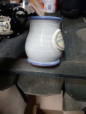 Vintage Daneen Pottery Mug /The Heartland's Bank /Metropolitan Federal Bank - Thumbnail 2