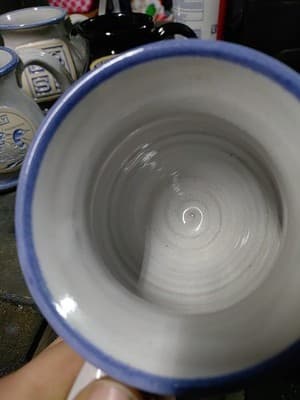 Vintage Daneen Pottery Mug /Three Hills Inn /1913 /Warm Springs, Virginia - Thumbnail 5