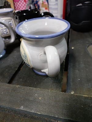 Vintage Daneen Pottery Mug /Three Hills Inn /1913 /Warm Springs, Virginia - Thumbnail 2