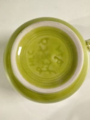 Set of 4 Fiesta Lemongrass Cups and Saucers - Homer Laughlin Fiestaware USA - Thumbnail 5