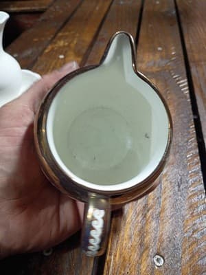 Vintage Wedgwood Fallow Deer Copper Lustre Creamer - Etruria & Barlaston England - Thumbnail 8