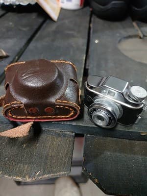 Vintage Subminiature Camera 14mmx14mm Exposures on 16mm Roll Film Case - Image 1