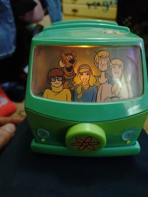 Scooby-Doo Mini Mystery Machine Digital Alarm Clock Rare! Warner Bros Works - Thumbnail 8