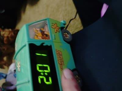 Scooby-Doo Mini Mystery Machine Digital Alarm Clock Rare! Warner Bros Works - Thumbnail 6