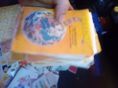 Big Stamp Collection Of Random Stamps Plus 2 Vintage Mailboxes For Stamps - Thumbnail 7