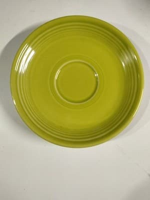 Set of 4 Fiesta Lemongrass Cups and Saucers - Homer Laughlin Fiestaware USA - Thumbnail 9