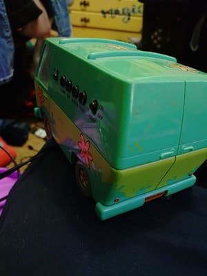 Scooby-Doo Mini Mystery Machine Digital Alarm Clock Rare! Warner Bros Works - Thumbnail 3