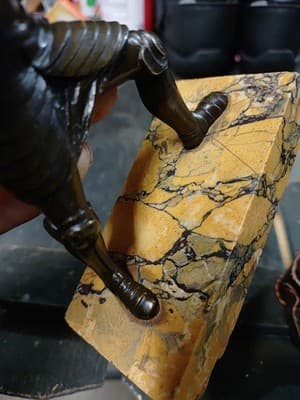 Authentic Bronze Warrior Figurine (Missing Shield) - Thumbnail 6