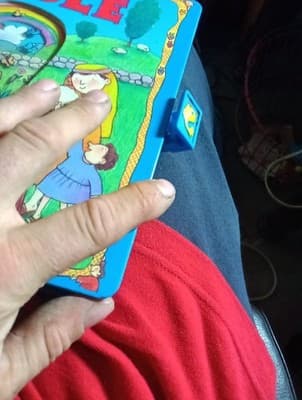 A Child First Bible " The Lord Is My Shepard" By God Hard Page Children's Book - Thumbnail 5