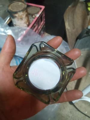 Vintage Cal-Neva Ashtray Reno Nevada Gambling Tobacciana Gray Glass Cigarettes - Thumbnail 2