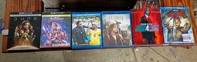 Lot Of 6 Dvd Movies. 2 Ultra Hd And 4 Blueray. /Action. / Superhero Fantasy /Com - Image 1