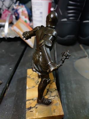 Authentic Bronze Warrior Figurine (Missing Shield) - Thumbnail 4